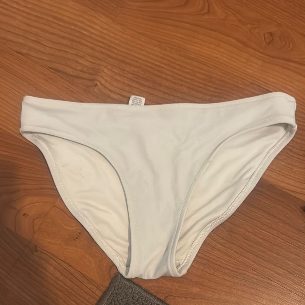 Aerie White Bikini Bottom